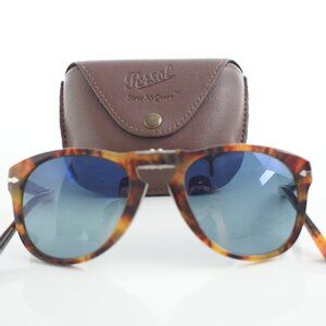 Persol Steve Mcqueen 714SM 108/S3 Caffe Blue Gradient Polarized Sunglasses Fold